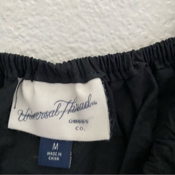 Universal Thread Flutter Cap Sleeve Maxi A-Line Dress boho cotton tiered M NEW - Picture 13 of 13